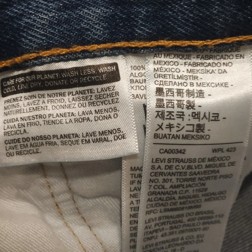 Levis 505 Mens Denim Blue Jeans Size‎ 40x32